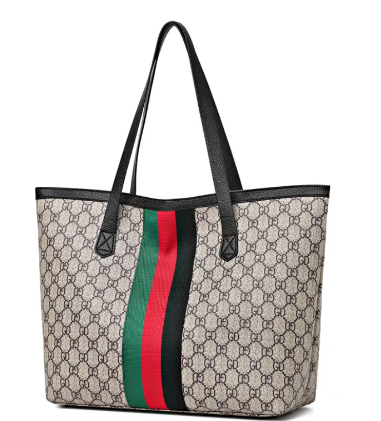 Women's Argyle Vintage Style Tote Bag