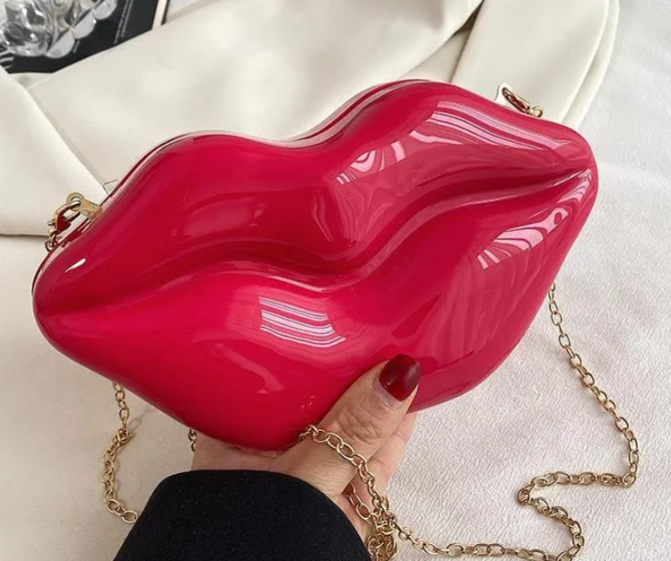 Women's Lips Streetwear Shoulder Crossbody Bag