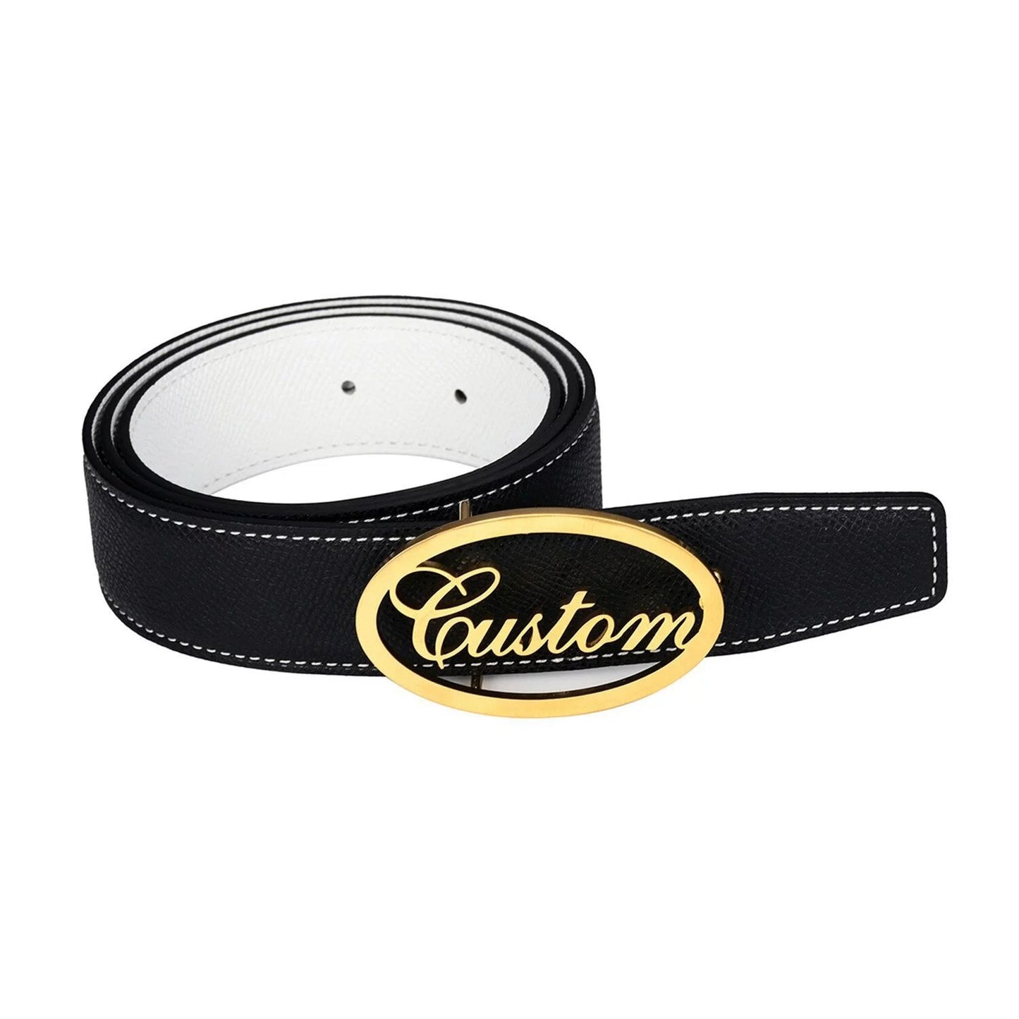 Oval Custom Name Belt